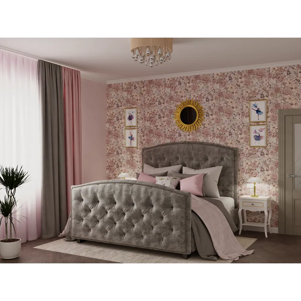 Подушка декоративная «Бабочки» 40х40 см цвет розовый Altali STLM-2105914 - Вид №7