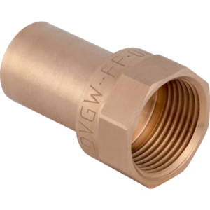 63560 Переходник Geberit Mapress из меди, с внутренней резьбой и гладким концевиком Geberit