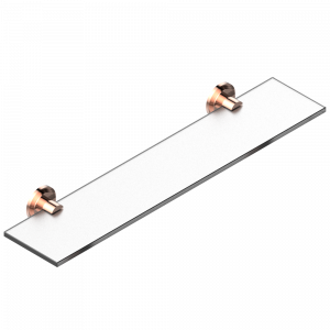 G2N-564 Полка стеклянная 60 cм с кронштейнами Thg-paris Froufrou Розовое золото