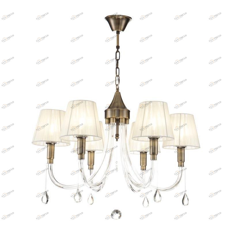 Подвесная люстра Freya Betty FR2010PL-06BZ FREYA BETTY 220533 Кремовый