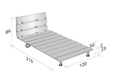 Деревянная односпальная кровать Flou ARCH-00078312 - Вид №4