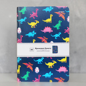 403783 Блокнот "Dinosaurs" А5, 40 листов, 80 г/м2 Falafel books