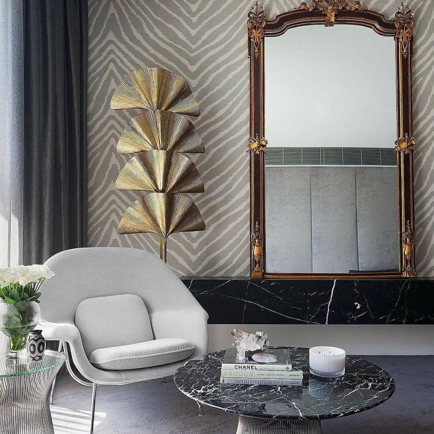 Напольная лампа Las Palmas от Eichholtz 110467 EICHHOLTZ НЕОБЫЧНЫЕ, ЭЛИТНЫЕ 060040 Золото  - Вид №3