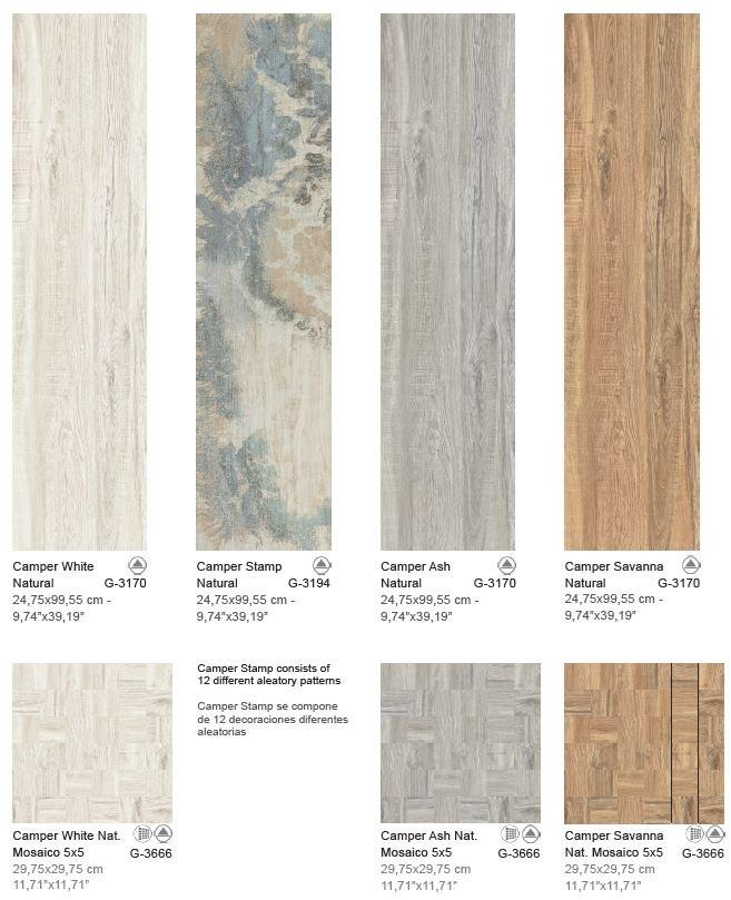 Aparici Пол из керамогранита под дерево Camper sun-id-1440019 - Вид №6