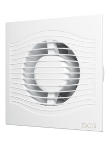 90807462 Вентилятор вытяжной Slim 6C MR D150 мм 33 дБ 250 м³/ч обратный клапан таймер датчик света цвет белый STLM-0391604 DICITI