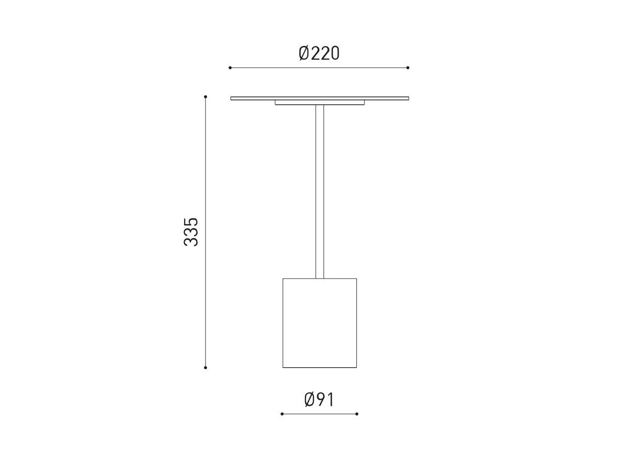 Алюминиевая светодиодная настольная лампа Arkoslight Yoru Big ARCH-00032460 - Вид №12