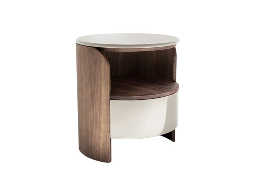 Деревянная круглая тумбочка с ящиками HC28 maison ANNI ARCH-00143459