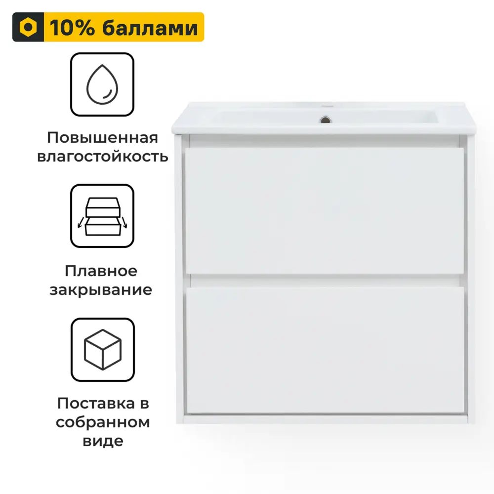 Тумба под раковину KONSENSA Мокка 2.0 — стильное решение для ванной 89381169 STLM-1395729