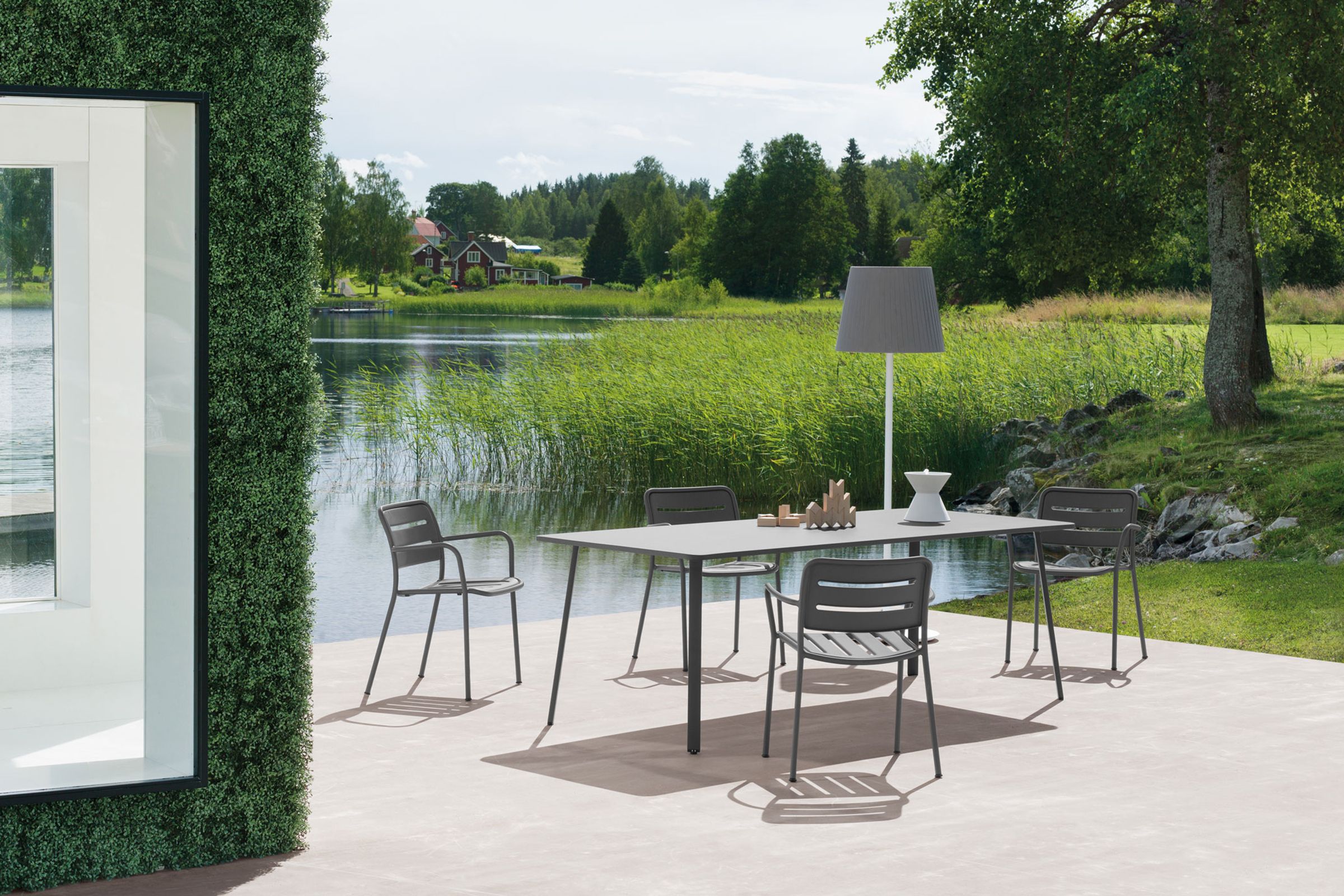 Алюминиевый прямоугольный садовый стол Kettal деревня ARCH-00096253 - Вид №4