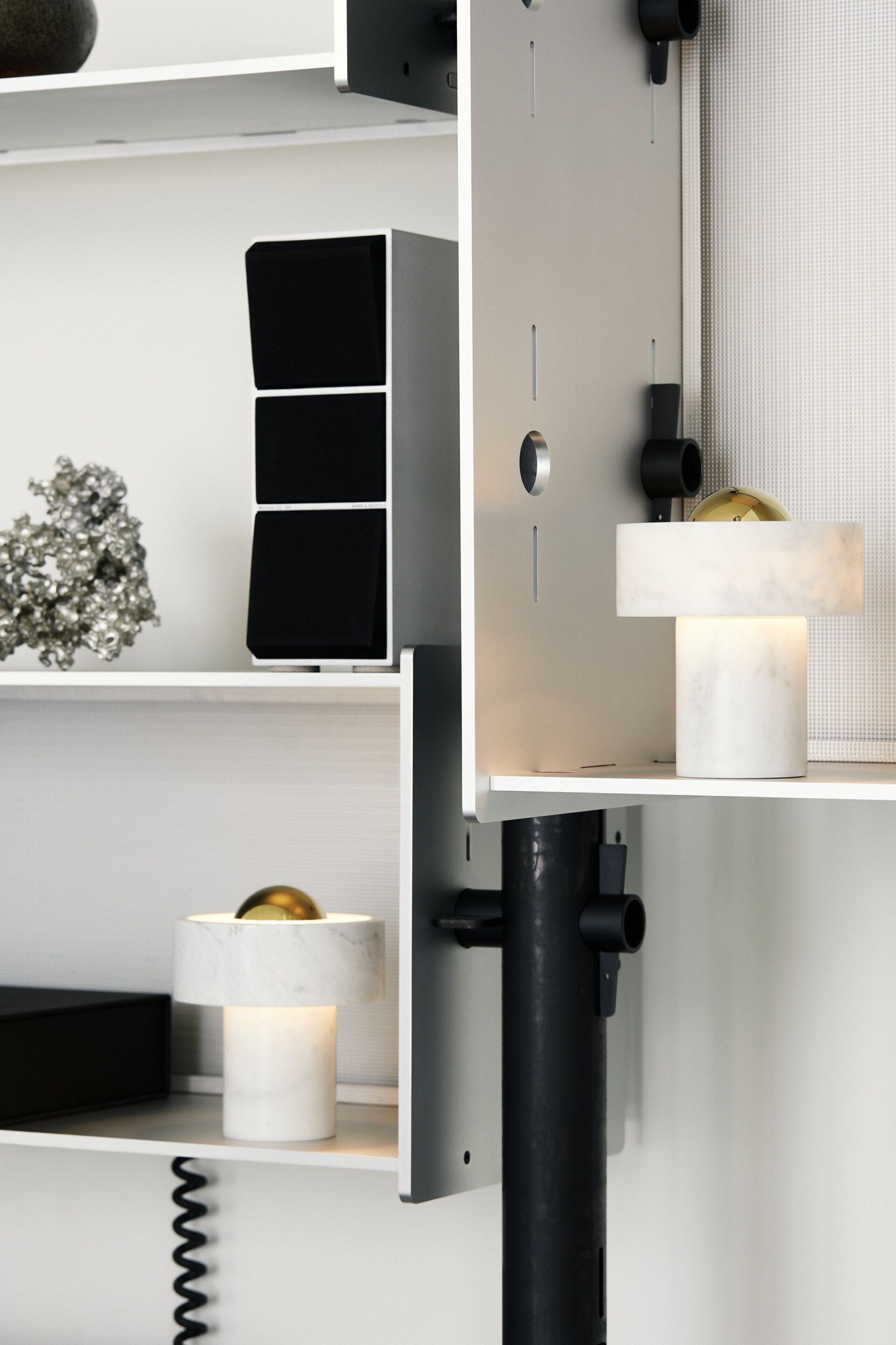 Мраморная светодиодная настольная лампа In Stock Tom Dixon ARCH-00028871 - Вид №8