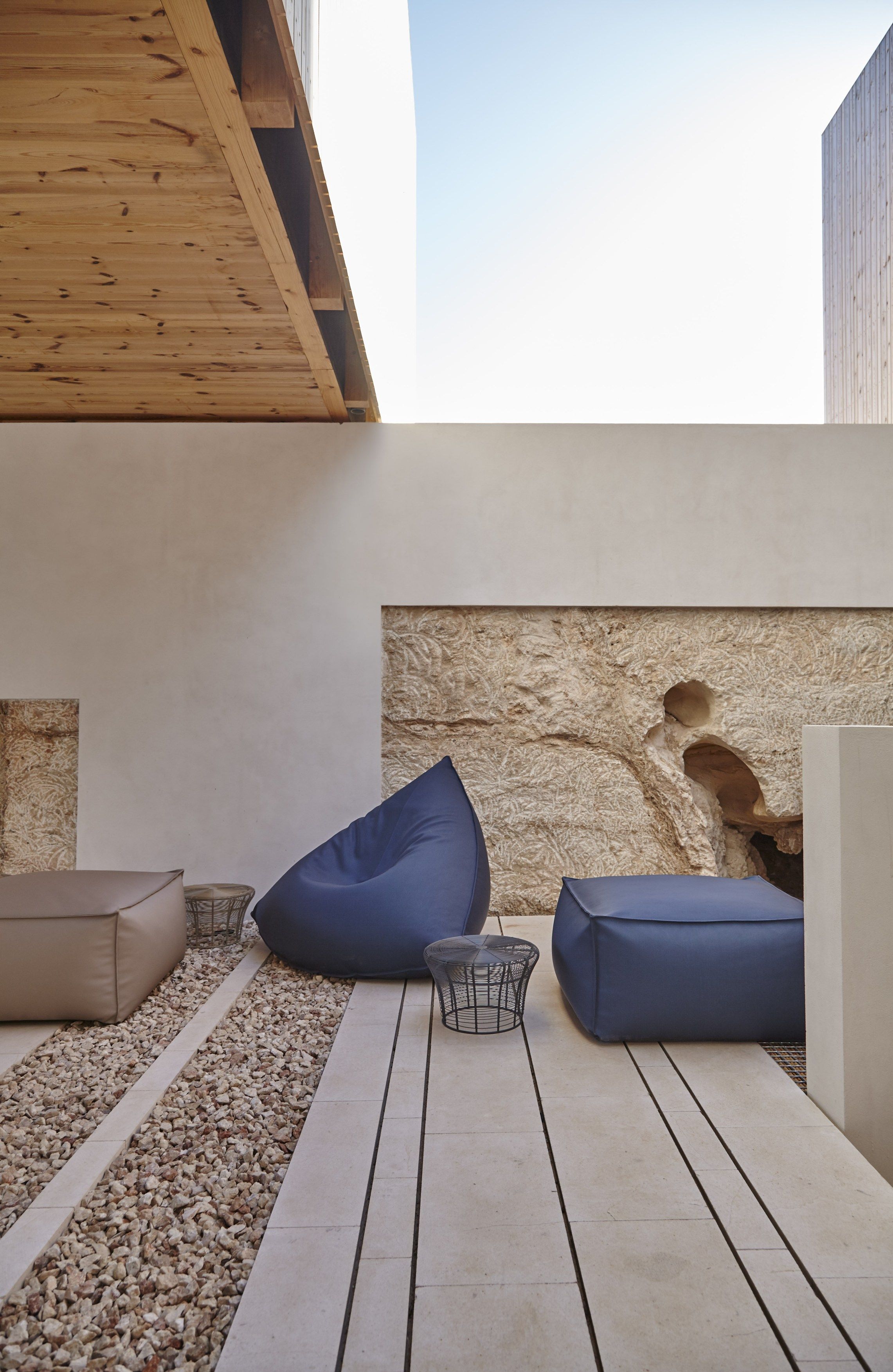 Ткань квадратный сад пуфик GANDIABLASCO Sail Outdoor ARCH-00016667 - Вид №6