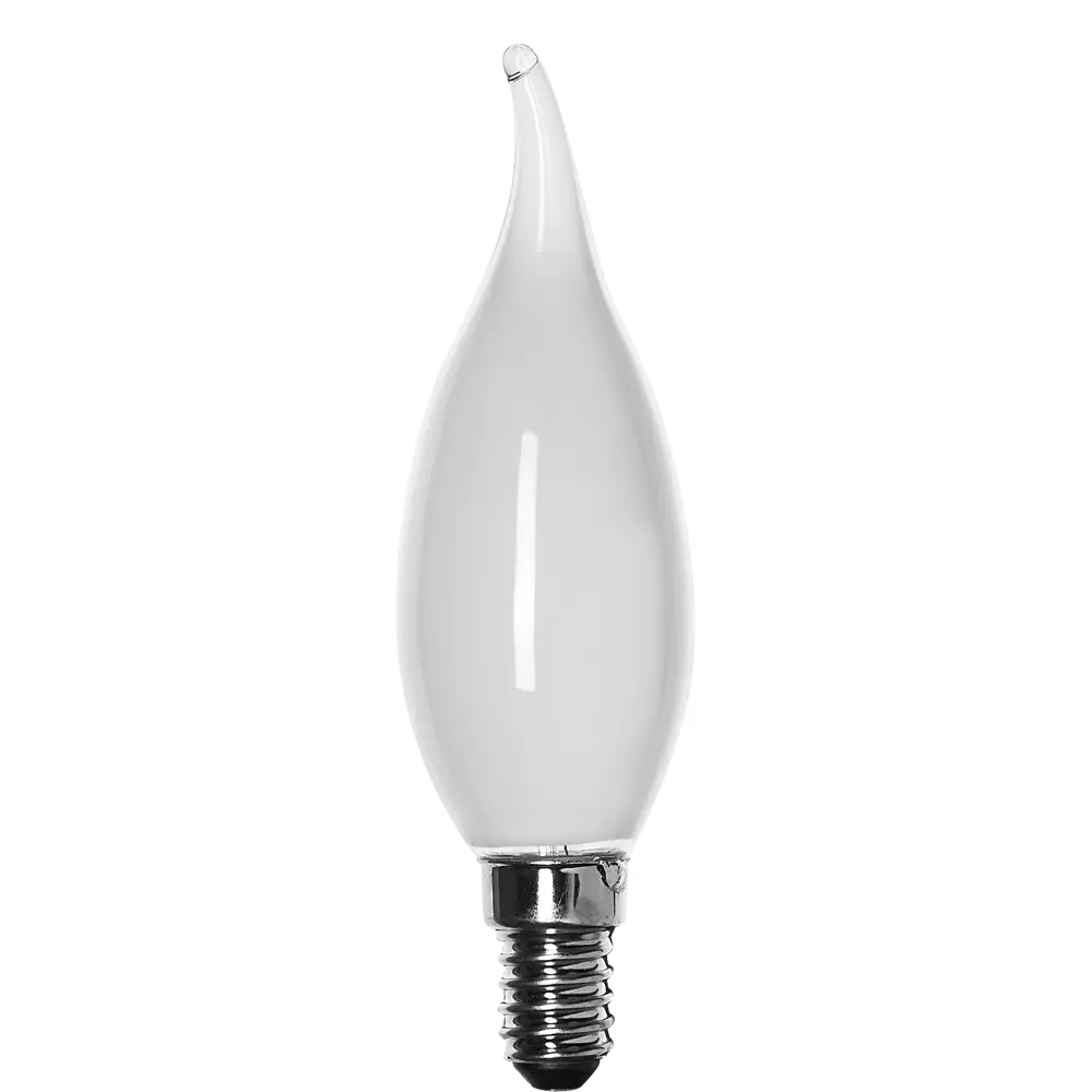 LEXMAN LED-лампа E14 свеча на ветру матовая 6Вт нейтральный белый 82991687 STLM-1434496 - Вид №1