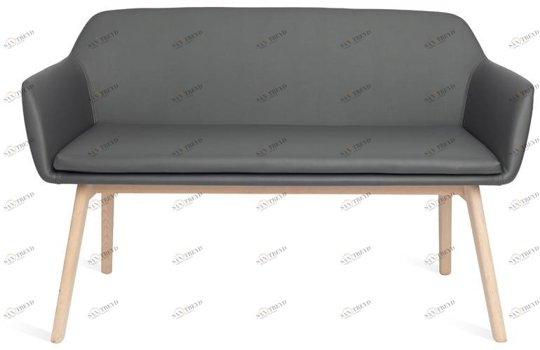 Real Piel 2-х местный кожаный диван Nur sun-id-1438303