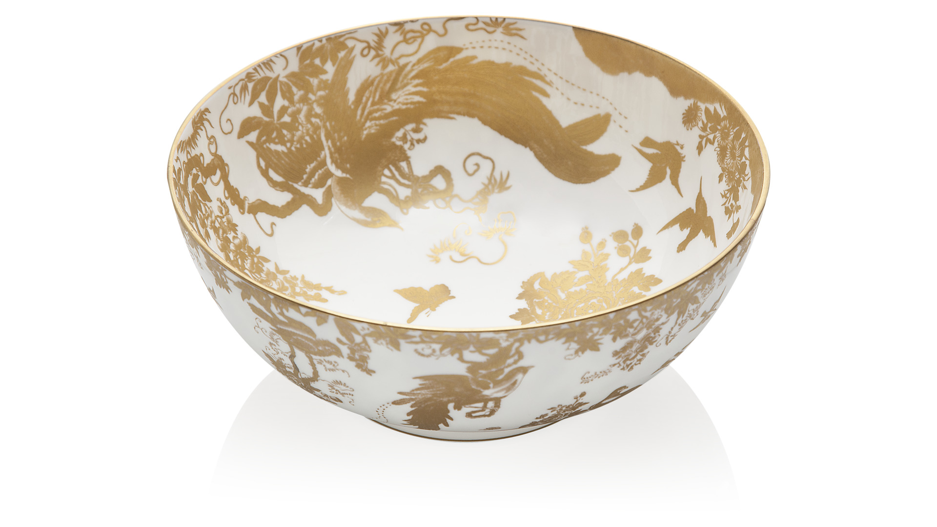 10594800 Royal Crown Derby Сервиз обеденный Royal Crown Derby "Золотые птицы"  6/23 Фарфор костяной  - Вид №6