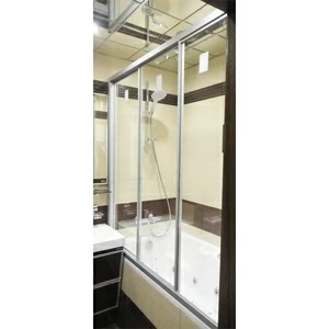 Шторка на ванну 180x150 GV-403A прозрачное стекло GUTEWETTER PRACTIC PART