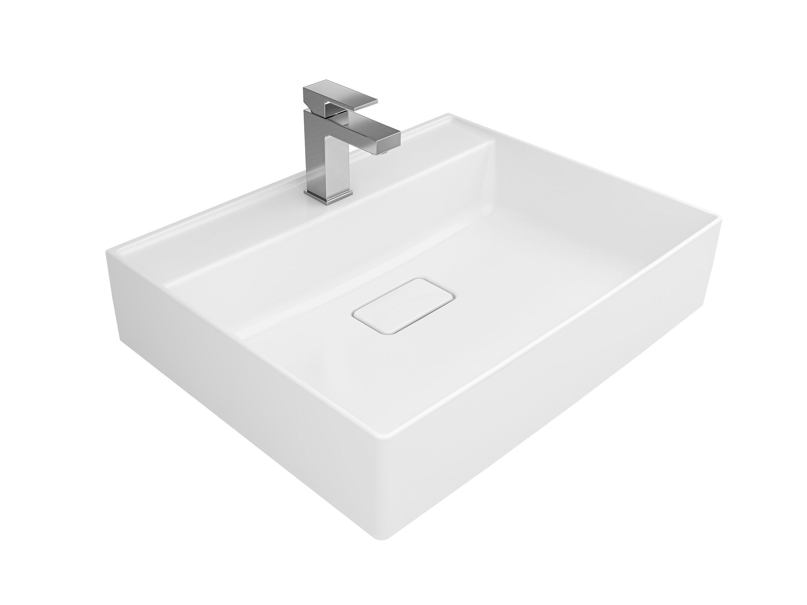 Прямоугольная подвесная раковина Fireclay Kaleseramik сантехника ARCH-00012466 - Вид №1