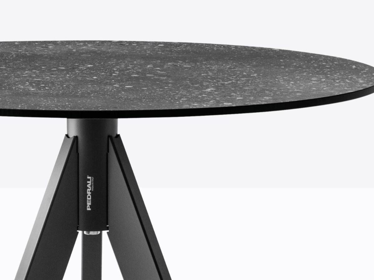 Стальной квадратный круглый стол для контракта Pedrali Arki-Base ARCH-00082540 - Вид №8