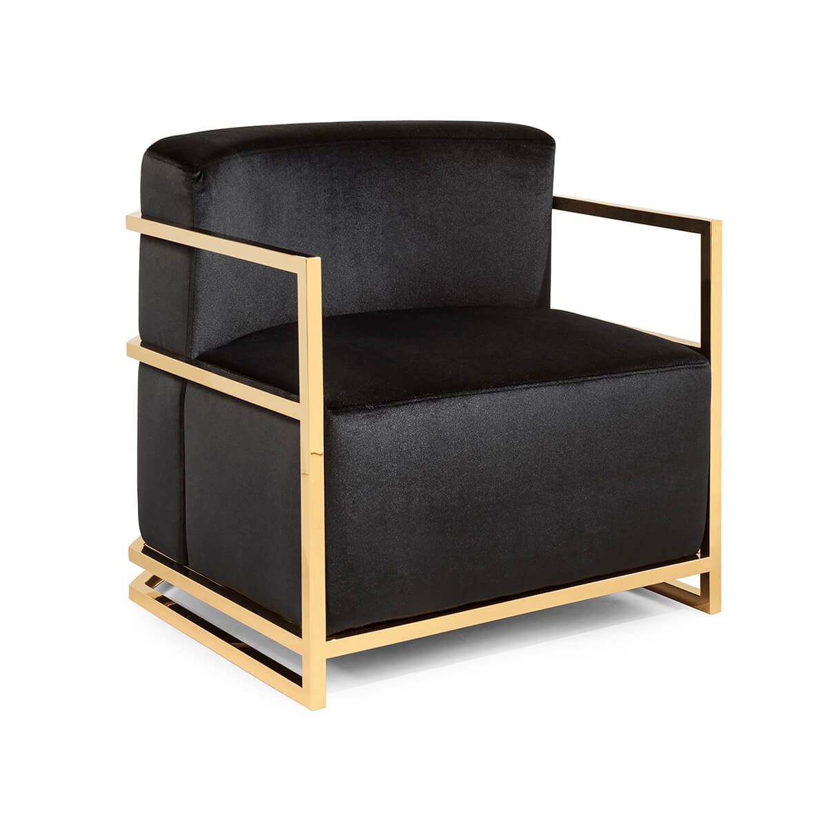 700371-18 ABHIKA КРЕСЛО JUDE WHITE/GOLD  - Вид №3