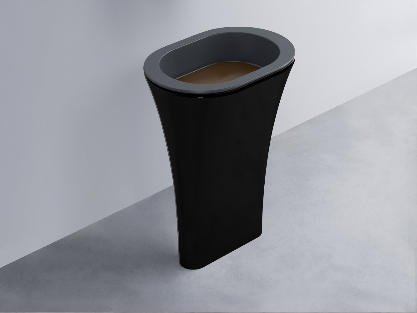 AMLA65-BA+AMPILO-CA+AMCOLO-N Раковина Amedeo Ovale отдельностоящая cielo Enjoy + Amedeo Ceramica Cielo