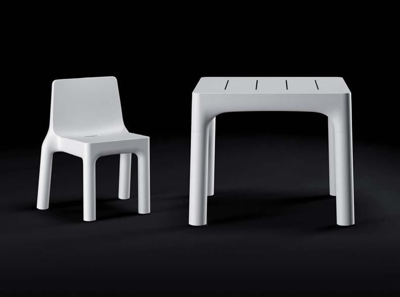 Plust Квадратный стол из полиэтилена Simple sun-id-1479065 - Вид №3