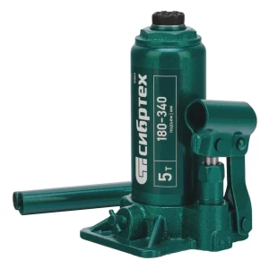 Гидравлический домкрат бутылочный Сибртех 5 тонн 180-340 мм 89418170