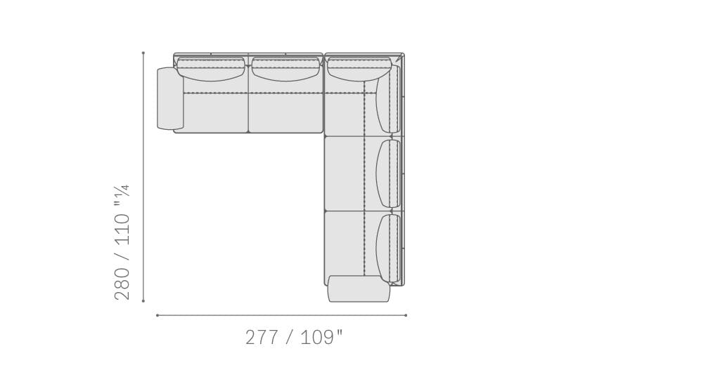 Кожаный модульный диван Poltrona Frau коллекция - диваны и кресла ARCH-00076677 - Вид №26