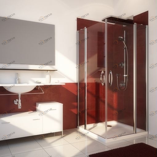 Душевая кабина 75x75 GK-604 стекло прозрачное GUTEWETTER LUX SQUARE 75X75GK604