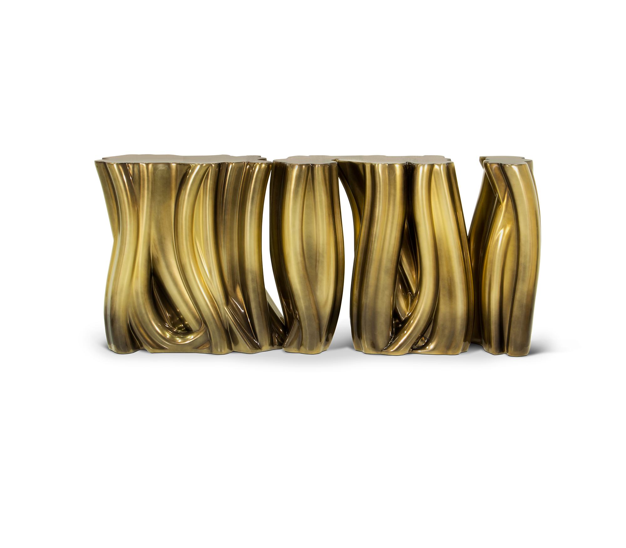 0-133 Монохромный золотой буфет Boca Do Lobo 