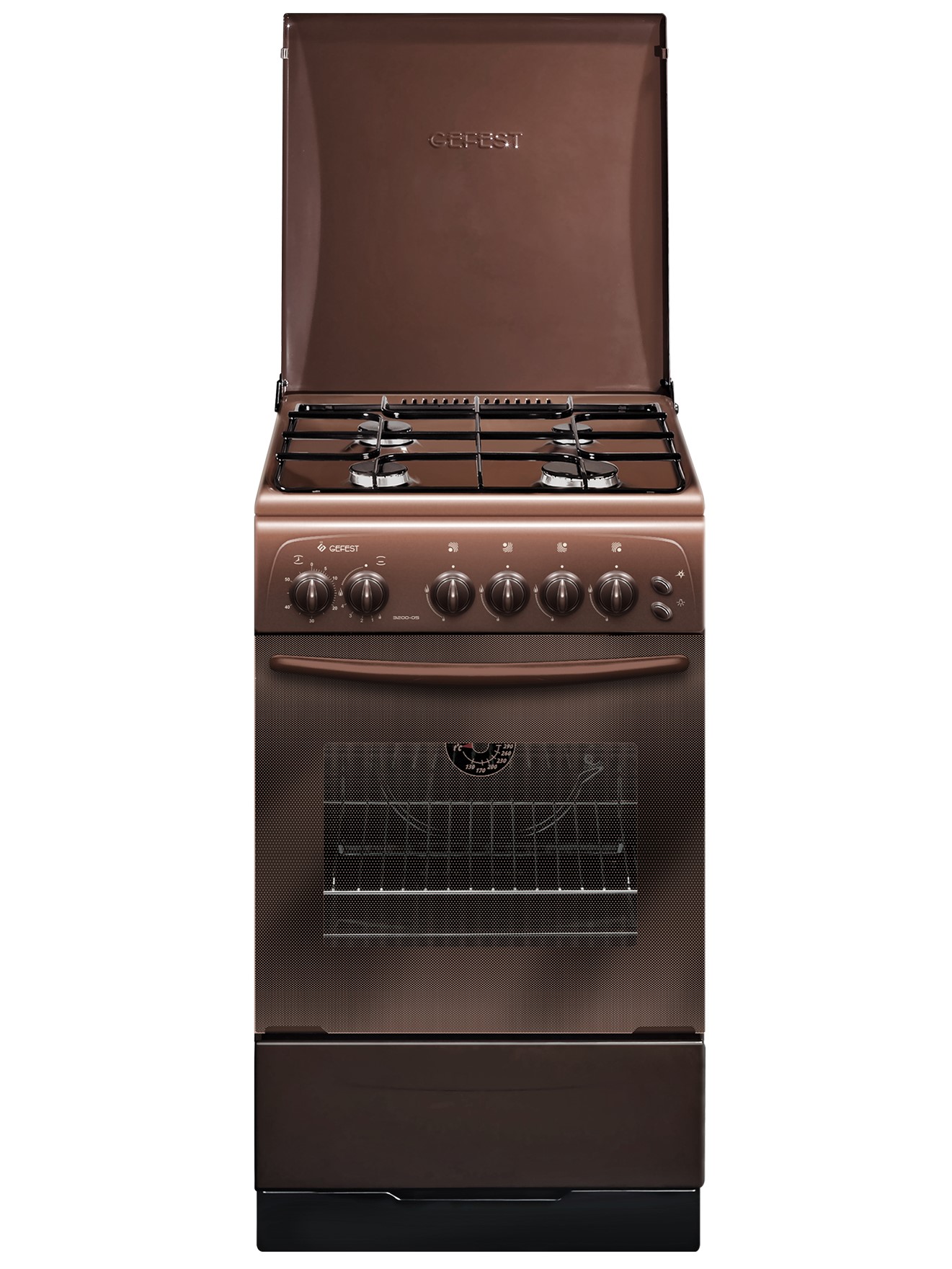 1009369 Газовая плита Gefest ПГ 3200-05 К19 коричневый STDN-0138404