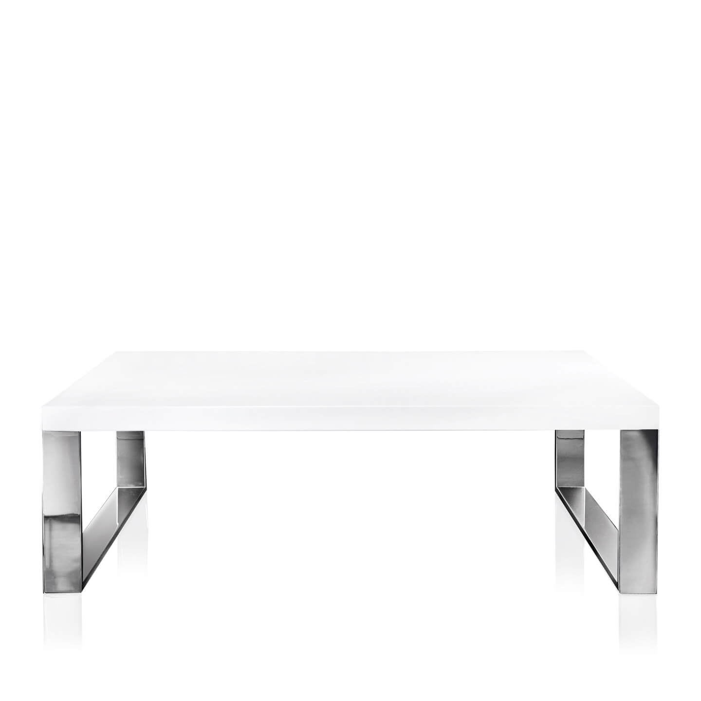 450003,1 ABHIKA СТОЛ ПЛОЩАДЬ ЛОФТ LAK H40 130X130 WHITE 450003.1