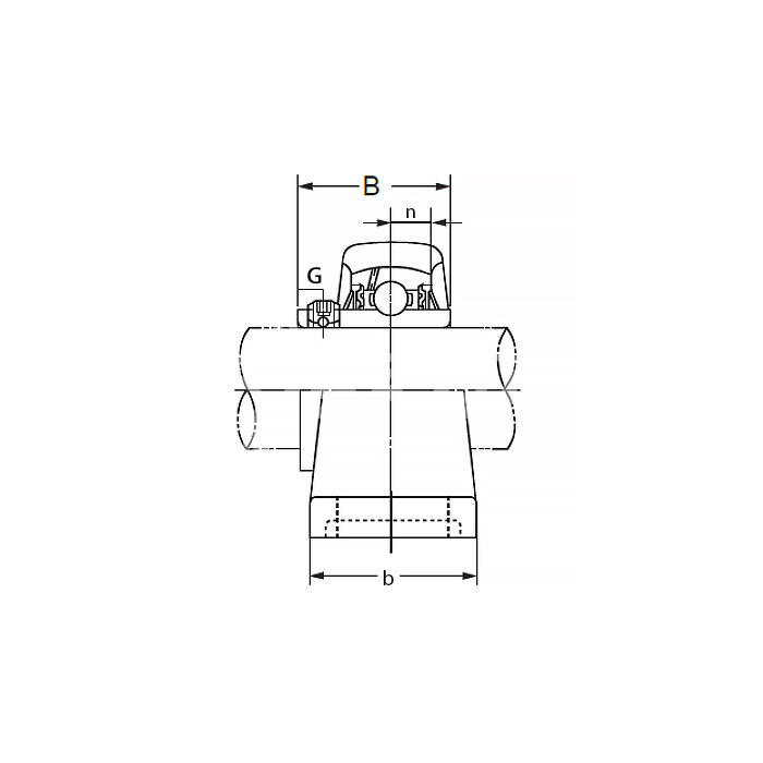 IS1955 Подшипниковый узел UP004 ISKRA  - Вид №2