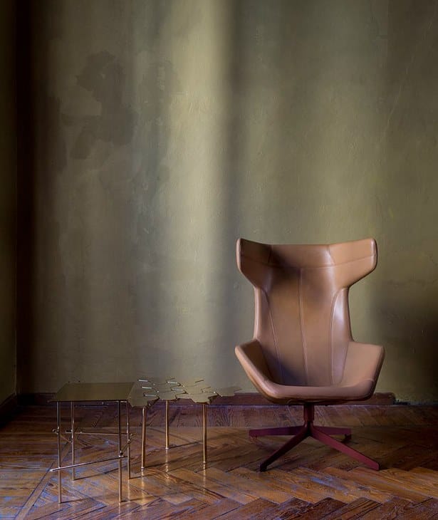 Спицевое вращающееся кресло с высокой спинкой MOROSO Take A Line For a Walk ARCH-00121326 - Вид №16