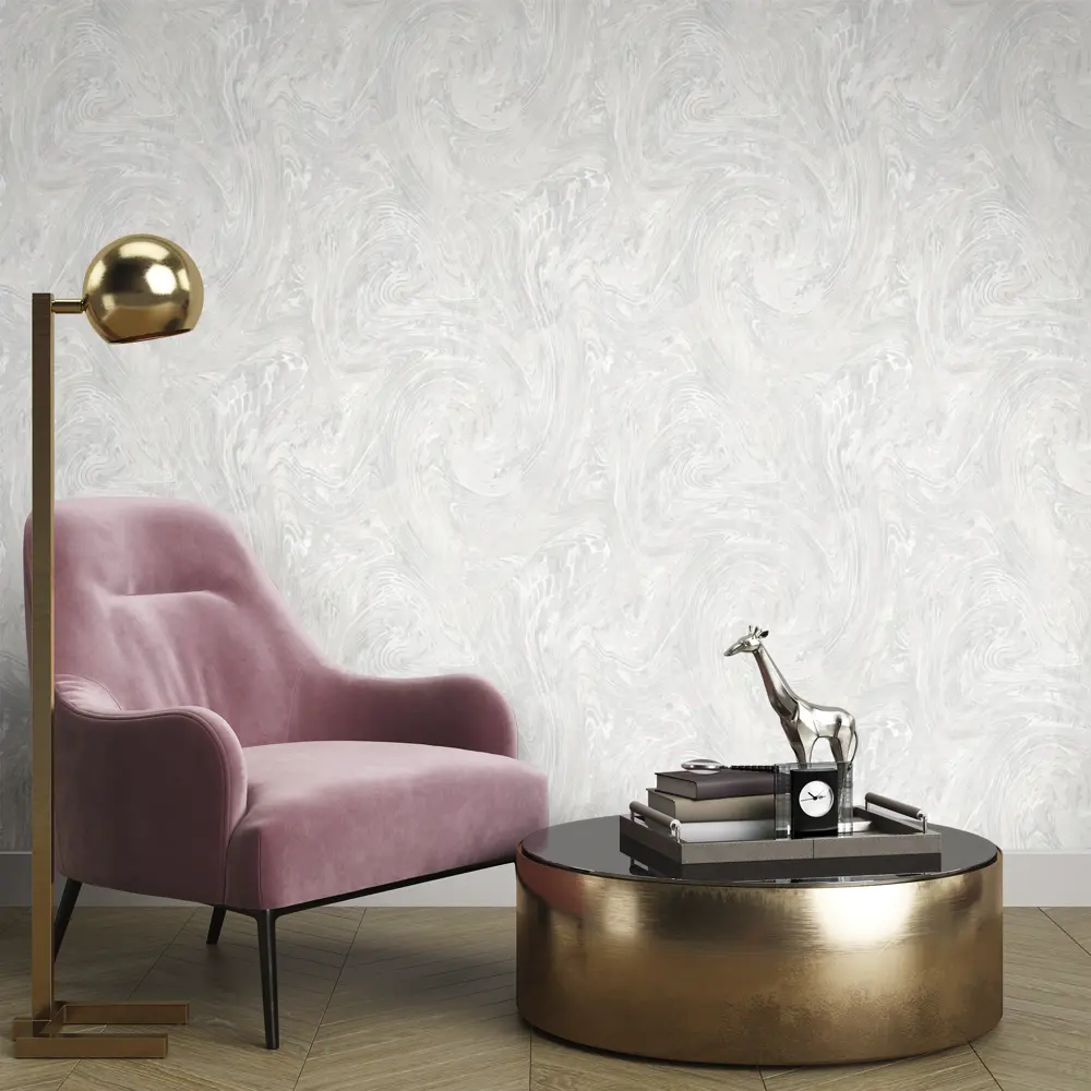 Обои флизелиновые Erismann Mystery серые 1.06 м 60143-03 STLM-2173019 - Вид №2