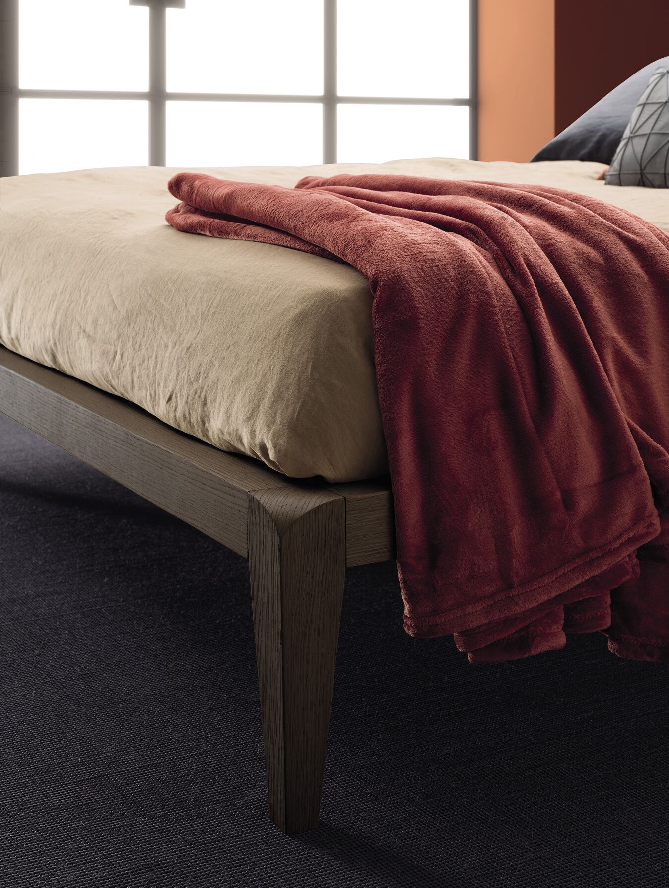 Деревянная двуспальная кровать Devina Nais SHARK ARCH-00110518 - Вид №5