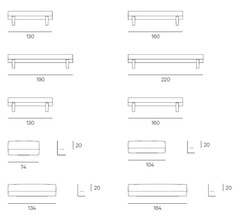 Ткань диван Henge LAILAND ARCH-00118202 - Вид №3