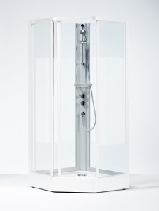 639582 IFO Душевая кабина пятиугольная сплошная SKP VS, Complete SKP VS 900 x 900 std