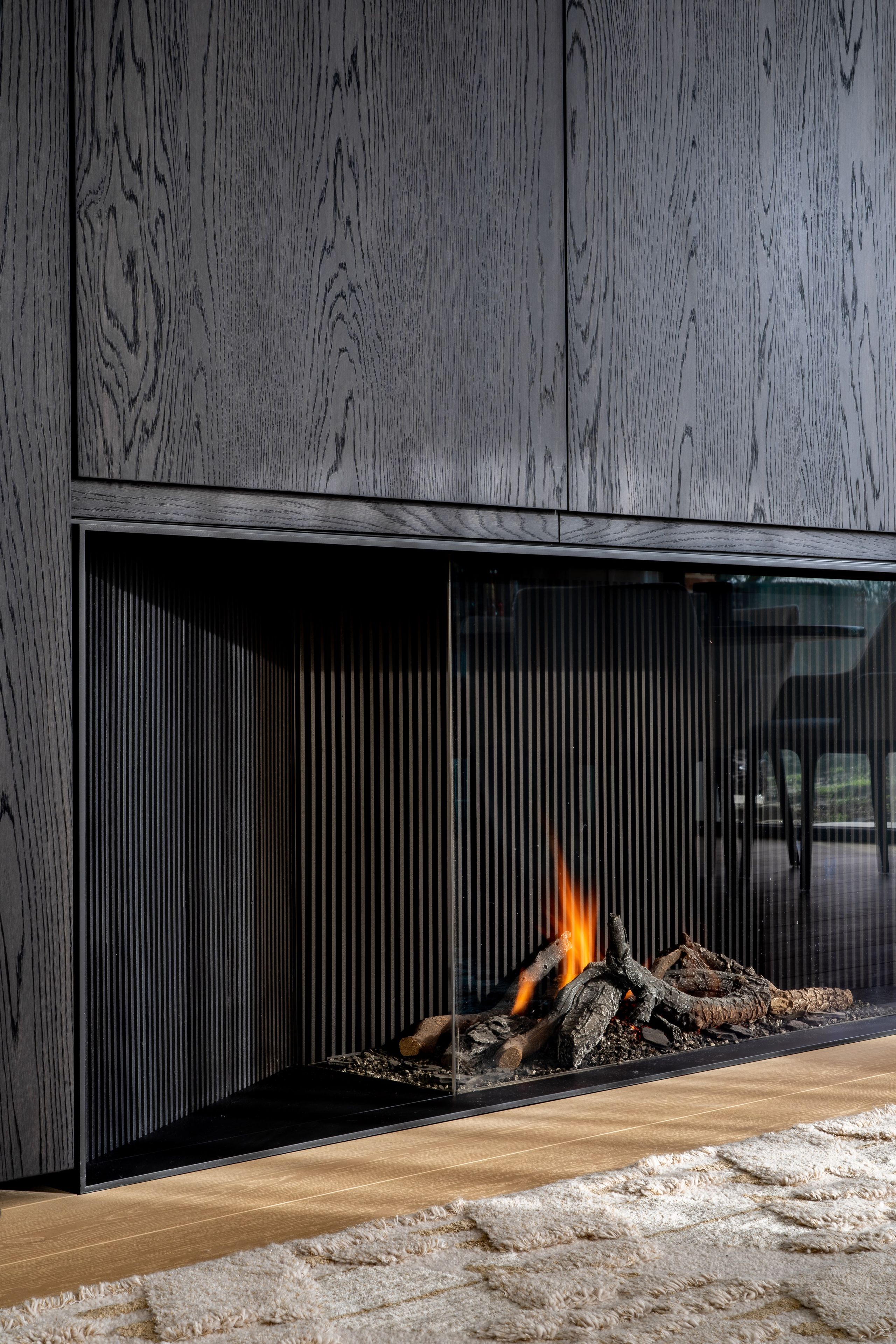 Газовый тройной фасадный камин Metalfire ARCH-00089323 - Вид №2