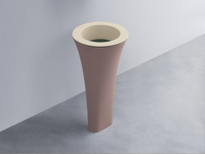 AMLA45-LN+AMPILT-MU+AMCOLT-CP Раковина Amedeo Tondo отдельностоящая cielo Enjoy + Amedeo