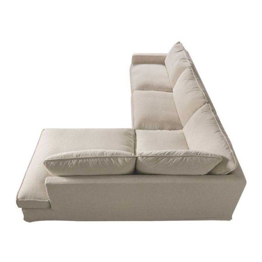 Диван угловой Malte, правосторонний, молочный Sits S1400 - Вид №6