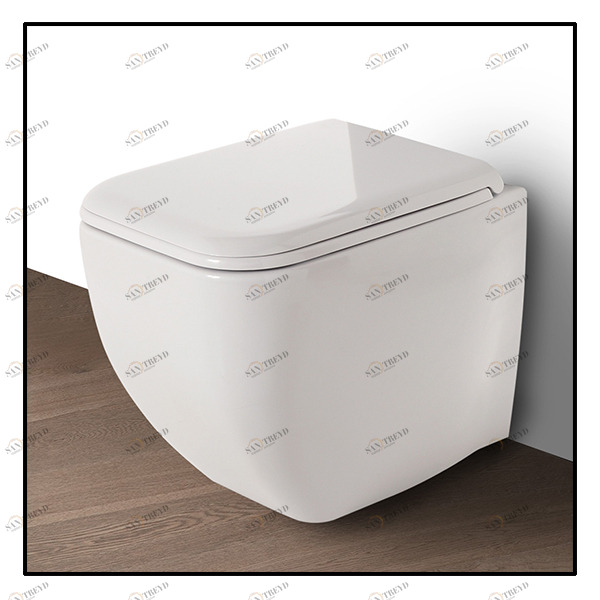 SHCOVA Приставной унитаз напольный Белый Ceramica Cielo SHUI Comfort Италия