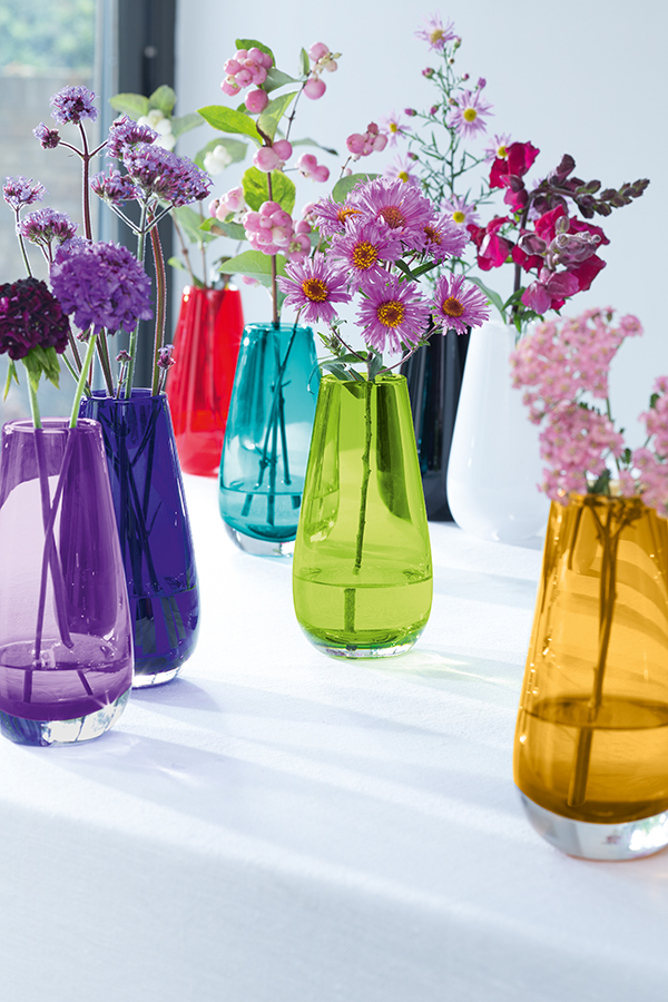 Ваза в форме бутона flower colour 14 см фиолетовая LSA INTERNATIONAL - 253390 Фиолетовый  - Вид №4