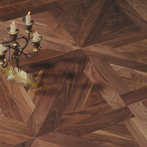 Модульный паркет Coswick Трианон Американский Орех Европейский (Грецкий) Селект (Гладкая) 635х635 мм 13151701 - Вид №2