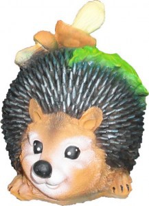 11205 ЁЖИК с грибами, скульптура из бетона LAB.Space 