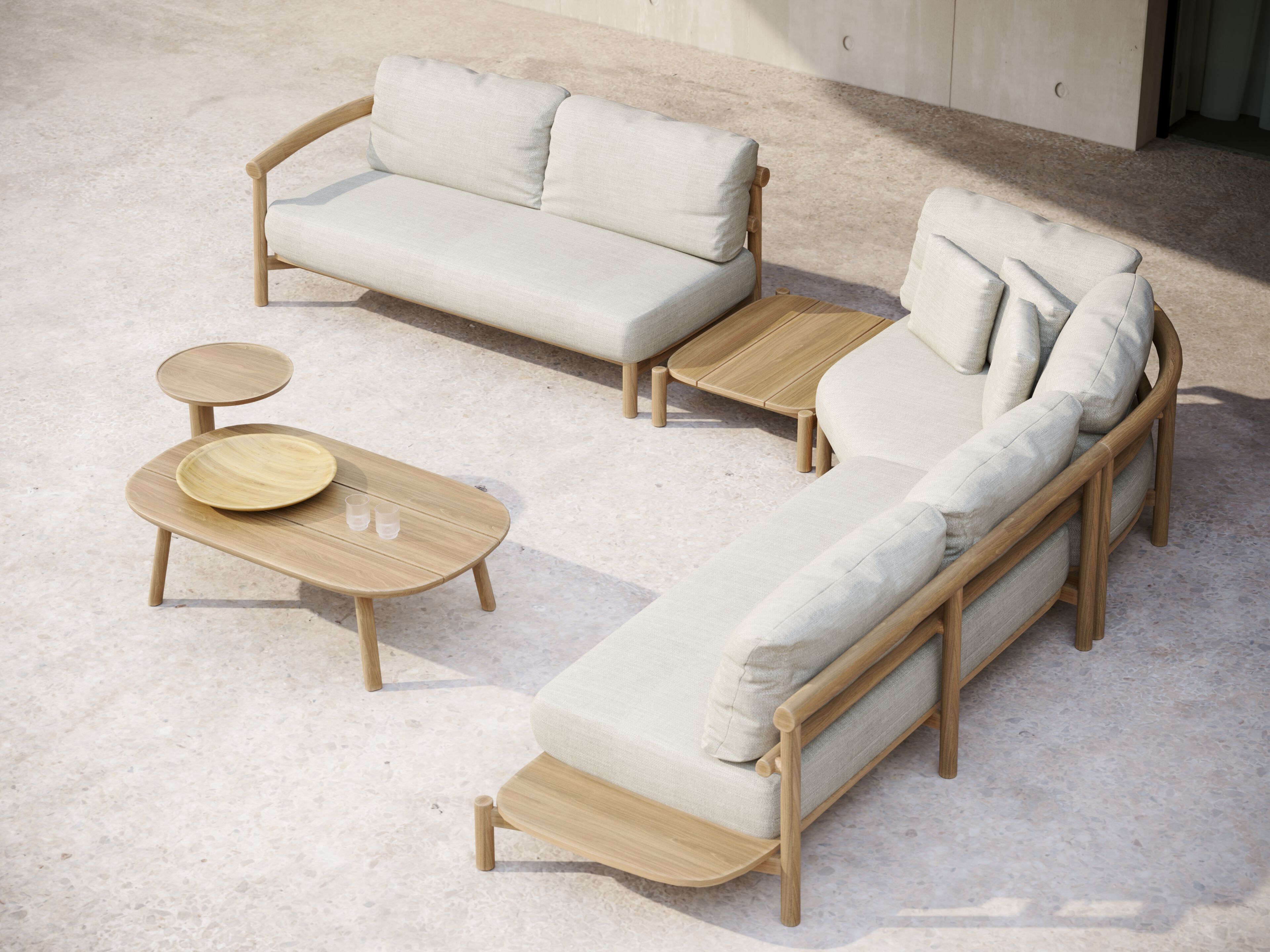 2-местный тканевый съемный садовый диван SNOC Lyora ARCH-00109406 - Вид №4