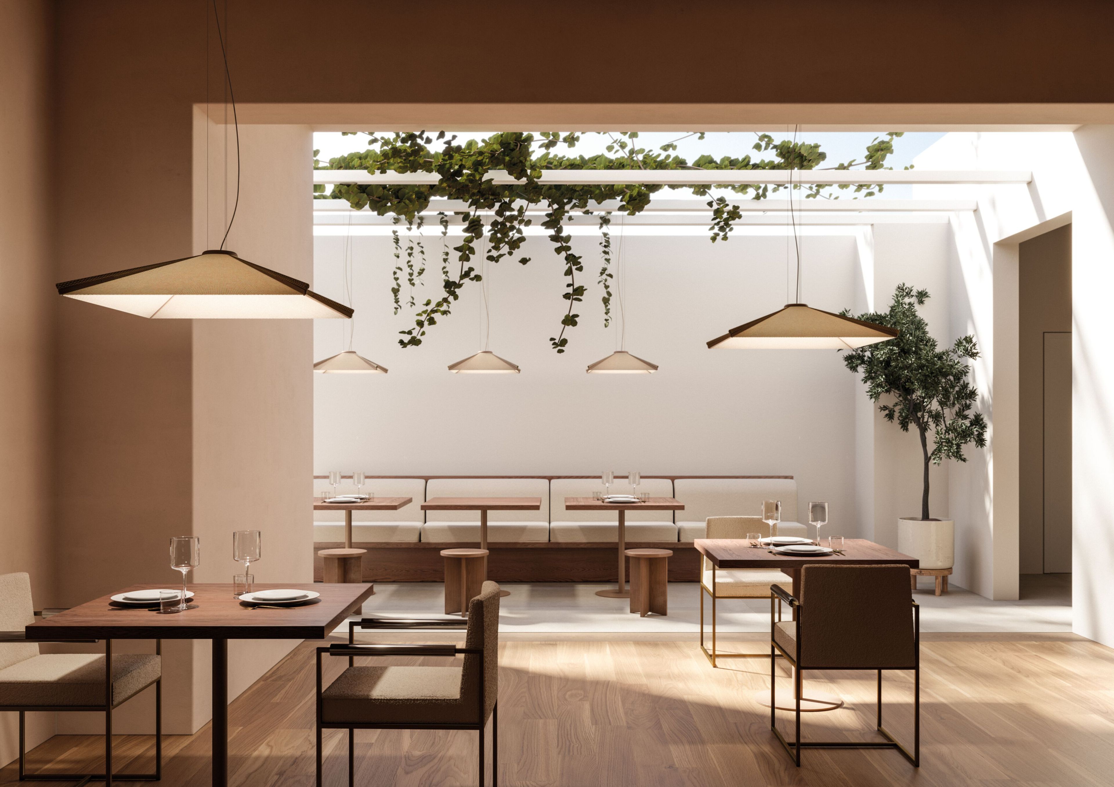 Ткань светодиодный подвесной светильник AXOLIGHT SALINA ARCH-00048776 - Вид №3