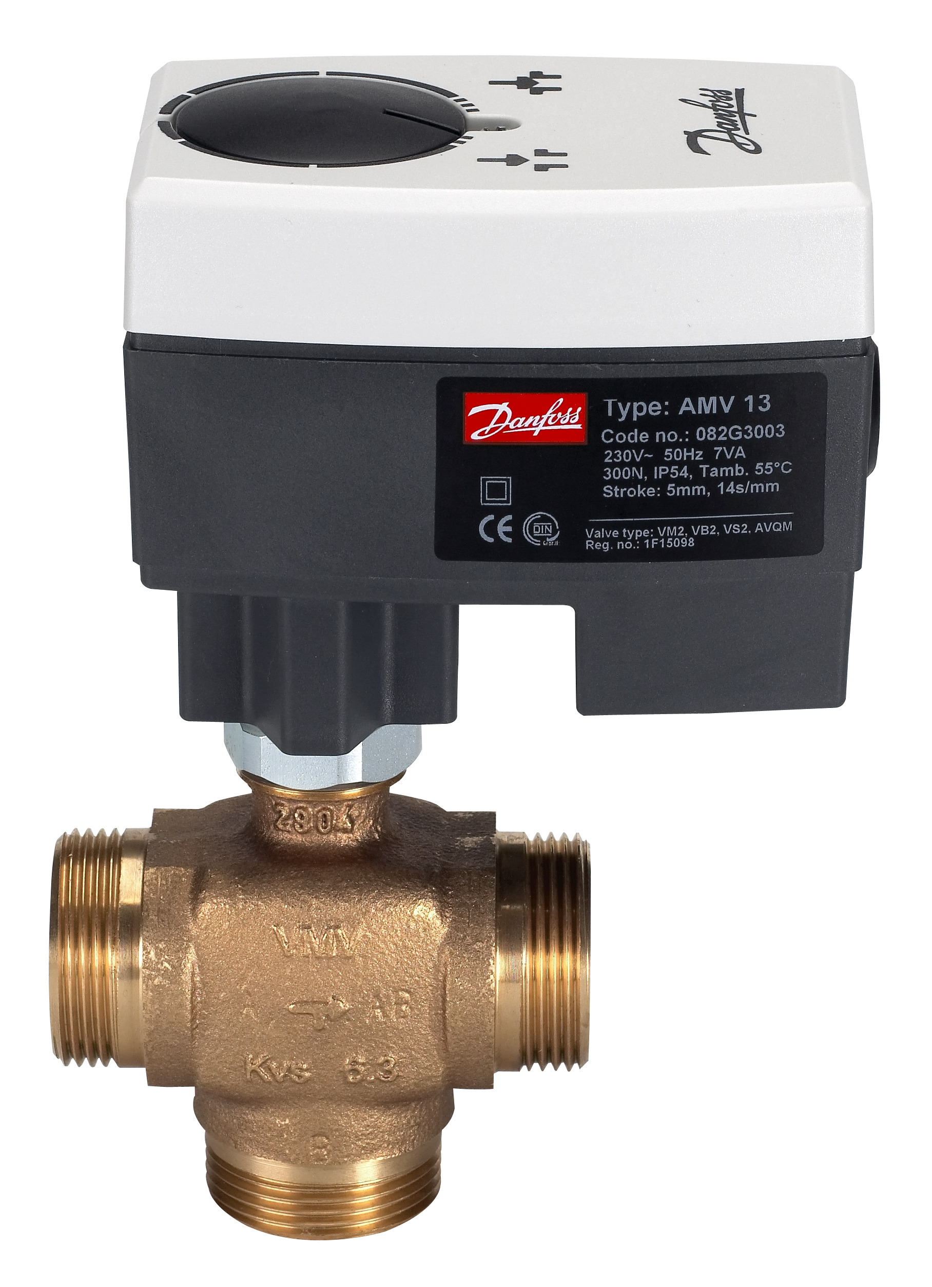 Danfoss Редукторные электроприводы с трехпозиционным управлением ARV 153 230В 3с/мм 082G6011  - Вид №20