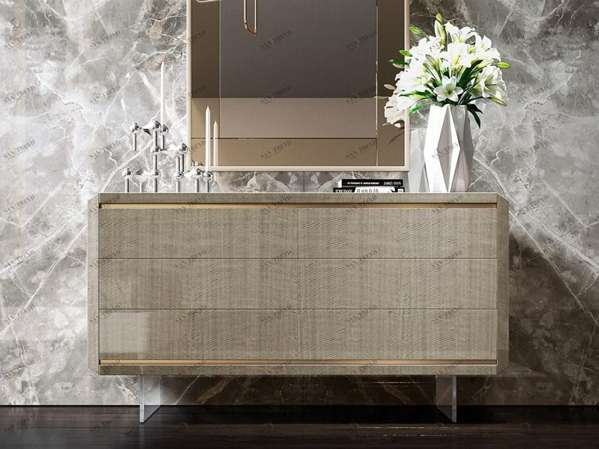 Barnini Oseo Деревянный лакированный комод Richmond upon thames Rc179