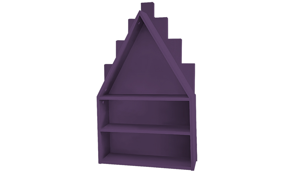 Полка-домик детская "Амстердам-1" МАНДАРИН АМСТЕРДАМ 179548 Красный Santreyd  - Вид №1