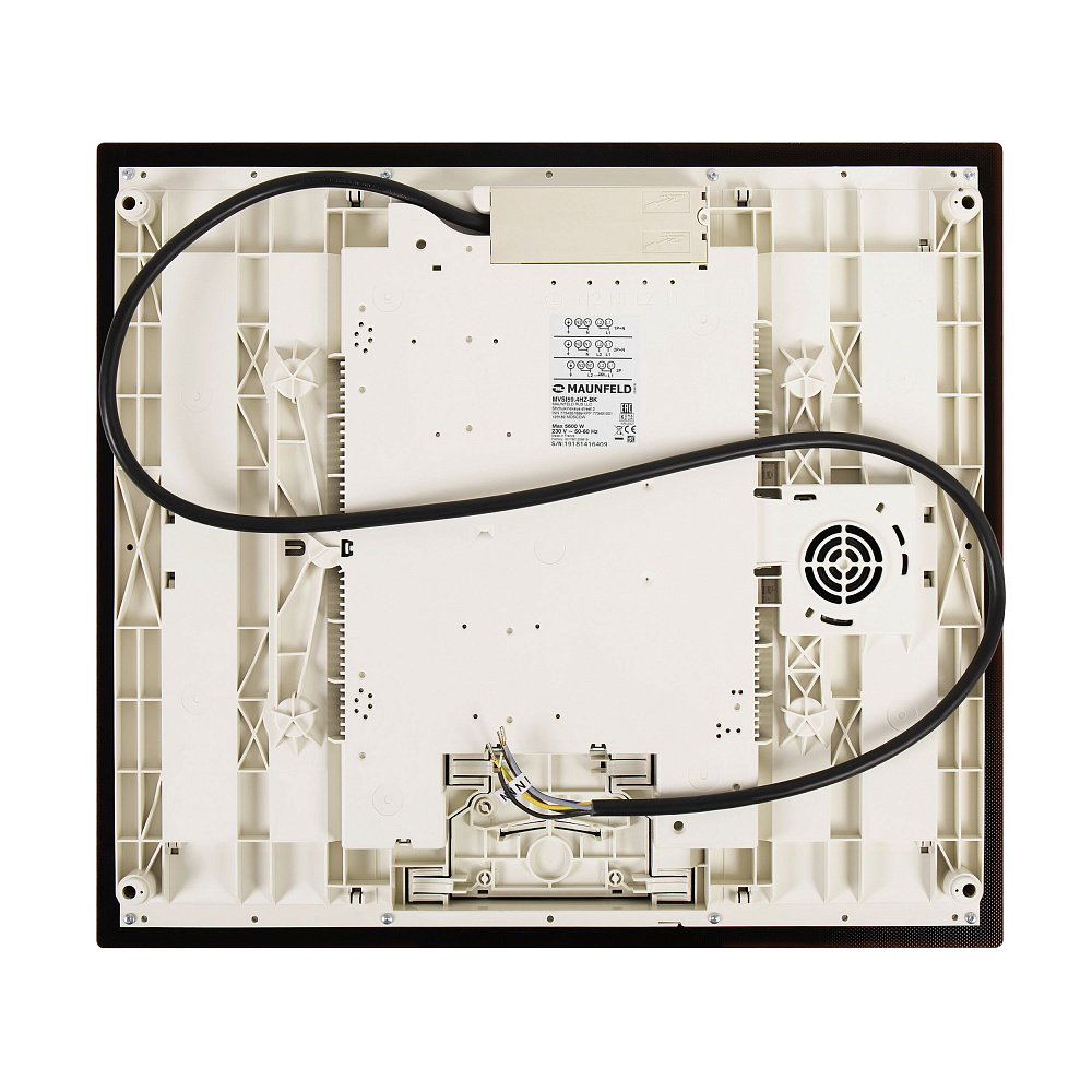 MVSI59.4HZ-BK Электрическая панель черная/ индукционная, 60см, сенсорное управление , автоотключение, индикация нагрева, черная, франция Maunfeld Santreyd  - Вид №9