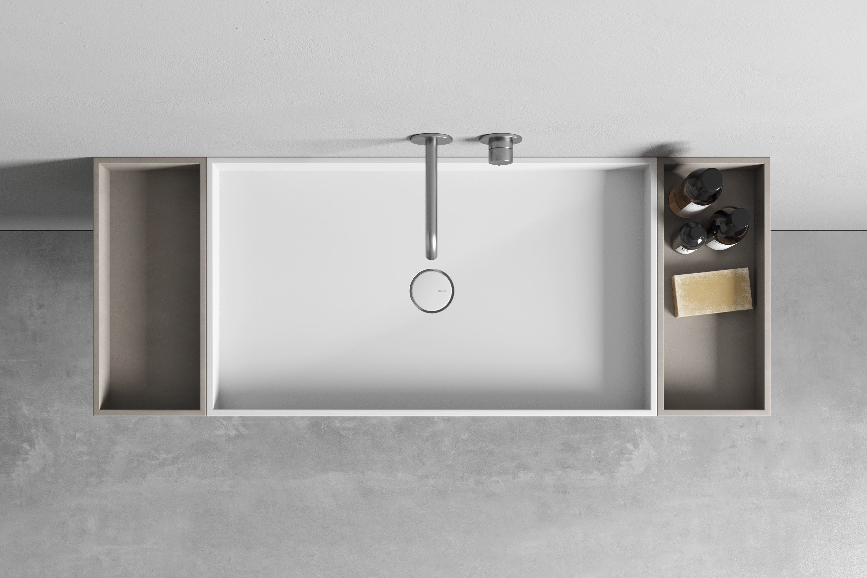 Раковина Corian® с поддоном Rexa Компактная жизнь ARCH-00097593 - Вид №5